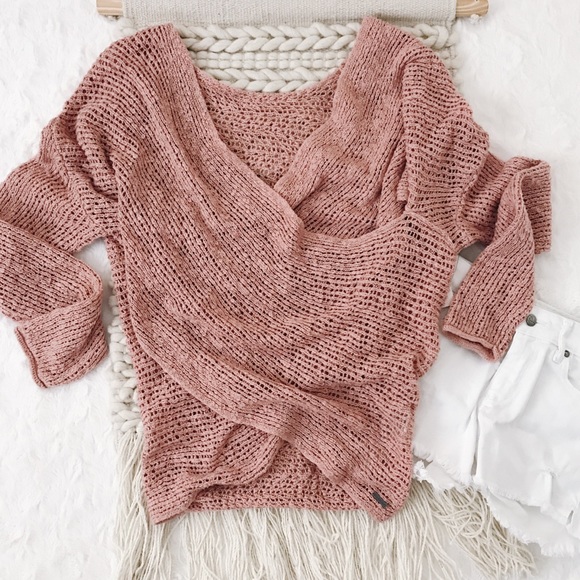 Billabong Sweaters - Billabong Afterglow Crisscross Sweater